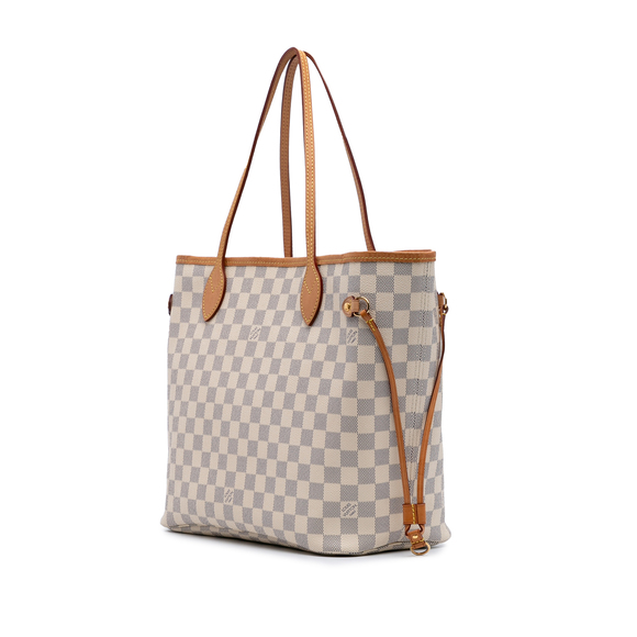 Pre-Loved Louis Vuitton Damier Azur Neverfull MM - Picture 2 of 10
